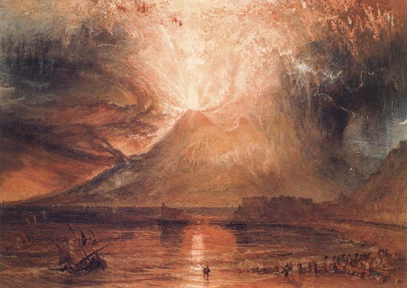 J.M.W. Turner Mount Vesuvius in Eruption France oil painting art